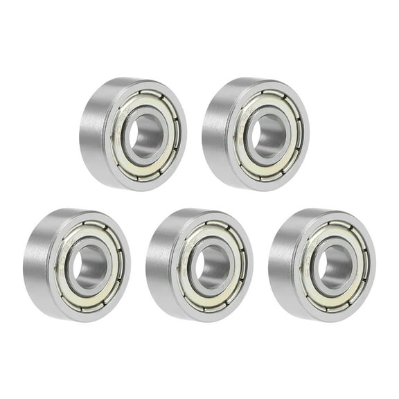 605ZZ Ball Bearing 5x14x5mm Double Sealed Chrome Steel Bearings 5pcs