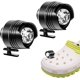 thumbnail image 1 of Luz para zapatos de cueva, iluminación para deportes al aire libre, senderismo, Camping, luz de advertencia para zapatos (negro), 2 uds., 1 of 5