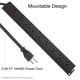 thumbnail image 3 of Power Strip HHSOET para montaje en 8 enchufes con interruptor, cable metálico de 3 m, 3 of 7