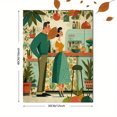 thumbnail image 3 of Retro Holiday Print Art, Happy Holidays Poster, Kitchen Home Decor & Holiday Party Gift, 3 of 8