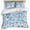 Blue, variant on Blue Paisley Bedding 3 Piece Duvet Cover Set California King, Ethnic Abstract Art Vintage Soft Microfiber Comforter Cover with Zipper Closure & Pillowcases, Wrinkle & FadeResistant Quilt Cover