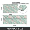 thumbnail image 7 of Pioneer Flower Floral Print Pattern Kitchen Rugs Sets Of 2,Anti Fatigue Kitchen Mat Rugs Non Slip Washable,Decorative Kitchen Floor Mats for Kitchen,Sink,Laundry,17"x30"+17"x47", 7 of 7