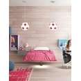 thumbnail image 2 of Lampara Colgante Rojo Iluminacion Luz Vic, 2 of 6