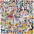 thumbnail image 1 of Pegatinas de dibujos animados de Disney para niños, calcomanía de Mickey Mouse para monopatín, teléfono, portátil, 50/100 piezas, 1 of 4
