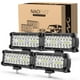 thumbnail image 1 of Barra de luces LED NAOEVO para camión todoterreno de 7 pulgadas, 480 W, 48.000 lúmenes, 4 unidades, 1 of 9