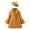 Khaki, variant on Mercatoo Toddler Baby Girls Wool Blend Solid Color Coat Flare Long Sleeve Lapel Trench with Hats Winter Warm Clothes Sets