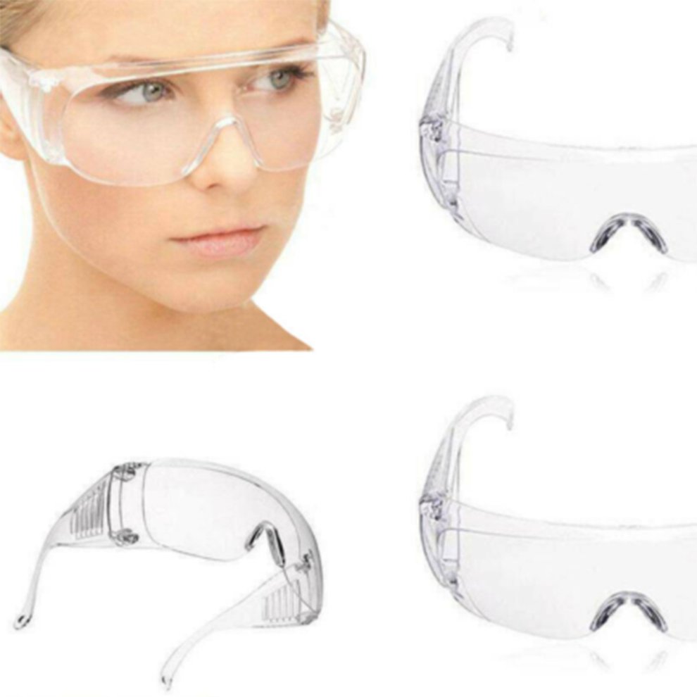 Safety Goggles Transparent Safety Goggles Eye Protection Anti Fog Clear Vent Protective Glasses Anti-Shock Goggles With Transparent Shutters