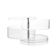 thumbnail image 3 of Qarigey Caja organizadora de maquillaje Caja de almacenamiento de joyas Organizador cosmético Transparente Ropa, zapatos y accesorios Miscelánea 2 capas Qarigey AP001308-01B, 3 of 6