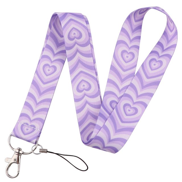 Cordón de arte bonito para llaves, soporte para tarjetas de crédito, identificación, accesorios para teléfonos móviles, 100 diseños