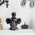 thumbnail image 4 of BGZLEU Halloween Skeleton Skull Candle Holder Skull Candlestick Holder Halloween Home Party Decorative Skeleton Candle Holder Themed Haunted House Bar Party Skull Christmas Candleholders Decoration, 4 of 6