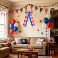 thumbnail image 6 of Patriotic American Flag Star & Stripe Bows,6th of July Red White Blue Bows for Independence Day Front Door,Wall,Wreaths,Gift Boxes,Holiday Party Decor, 6 of 6