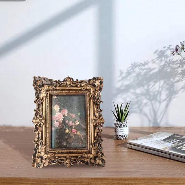 Marco de Fotos Colco Estilo Vintage Rectángulo 4x6 Decoración para Colgar en Pared