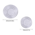 thumbnail image 3 of 20pcs Clear not Slip Pads Glass Table Pads Coffee Table Protector for Glass Table Providing Best Cushioning & Safety 24MM, 3 of 4