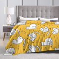thumbnail image 5 of Cute Cat Blanket Flannel Fleece Soft Warm Throw Blankets Cozy Plush Lightweight Cat Lover Blanket for Bedroom Living Rooms Sofa Couch 40"x50"(01), 5 of 6