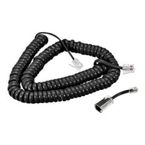 Uxcell Telephone Cord Detangler 360 Degree Rotating Landline Cable with Telephone Handset Cord Black Black 6.56ft
