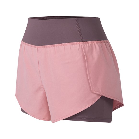 Women Shorts,Layer Liner Sport Fitness Workout Pocket Wide Waistband Wide Waistband Layer Women 2-in-1 With Liner Sport Fitness Women With In 1 Women Buzhi Layer Women Pocket Brethable Women 2 In 1