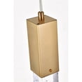 thumbnail image 6 of Elegant Lighting Weston 36-Lights Modern Metal and Crystal Pendant in Satin Gold, 6 of 8