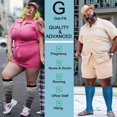 thumbnail image 5 of 3 Pairs Plus Size Copper Compression Socks for Women & Men Circulation 20-30 mmHg - Better Blood Flow, Swelling , Best Support for Medical, Running, Nursing, 5 of 7