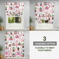 thumbnail image 3 of Tie Up Curtains for Windows Red Castle Stars Moon Valance Adjustable Balloon Curtain Colorful Graffiti Tie Up Shades for Kitchen Living Room Bedroom Privacy Curtain Drape 34x45 Inch, 3 of 9