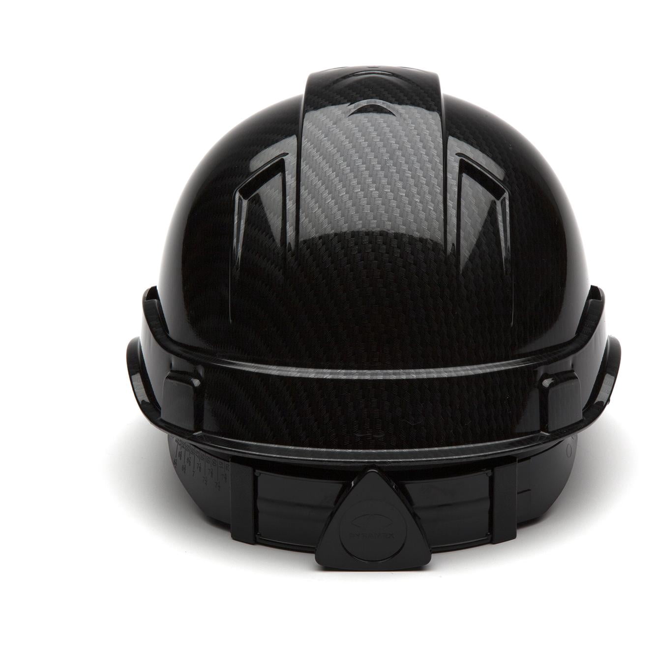 Pyramex Ridgeline Cap Style Hard Hat HP44117S Shiny Black Graphite Pattern Cap S