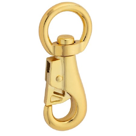 

2 Pcs National Hardware N890-012 Boat Snap With Swivel Round Eye Zinc