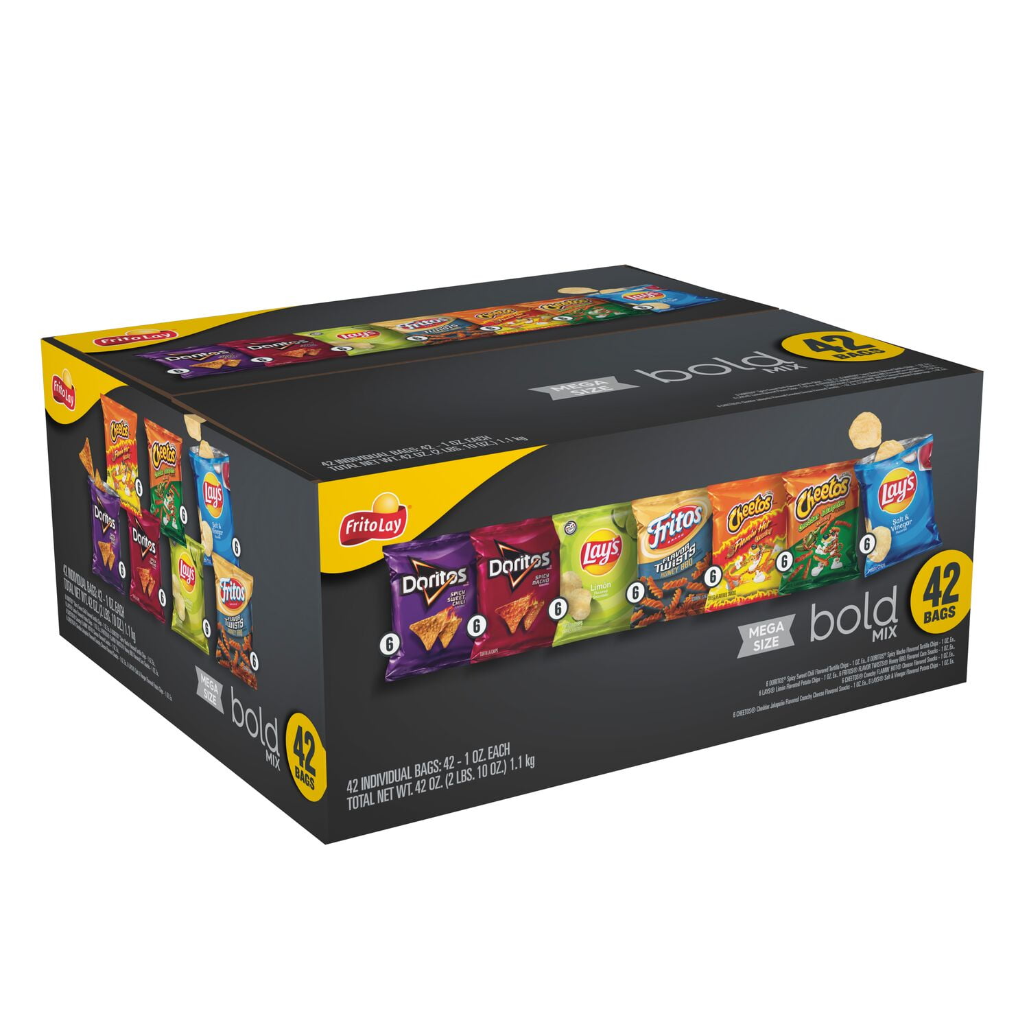 Frito-Lay Variety Pack, Bold Mix, 42 Count