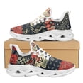 thumbnail image 1 of Zapatillas deportivas informales ligeras y transpirables con estampado geométrico y personalidad sencilla para mujer, 1 of 6