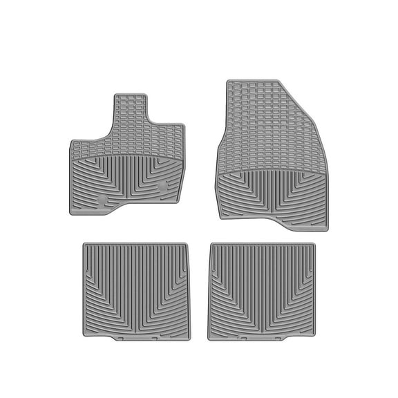 WeatherTech All-Weather Floor Mats compatible with 2011-2014 Ford Explorer - 1st & 2nd Row, Grey