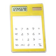 Feltree Transparent Calculator, Solar Computer, Calculator with Solar Calculator, Screen Calculator
