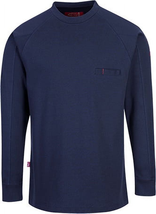 Portwest Men's Hi-Vis Pullover Sweater - Reflective Tape, Polycotton, Crew Neck