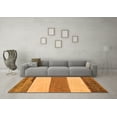 thumbnail image 3 of Ahgly Company Indoor Rectangle Solid Orange Modern Area Rugs, 7' x 10', 3 of 4