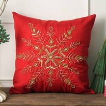 Expobazaar Throw/Decorative Pillow - Red - Elegant and Sophisticated Quality - SKU: OSR-808