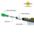 thumbnail image 2 of TenPoint EVO-X CenterPunch Alpha-Brite Carbon Arrows 20" .001" Straightness, 2 of 4