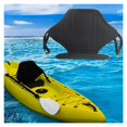 thumbnail image 2 of Folding Seat Replacement Canoe Seat Paddle Board Seat with Back Support ,Easy to Install, 2 of 6