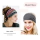 thumbnail image 4 of Diademas de leopardo, diademas con nudo tipo turbante, diademas elásticas con diseño de rayas para mujeres y niñas, 3 unidades (boho), 4 of 8