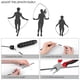 thumbnail image 5 of Cuerda de saltar rápida con cable de acero ajustable para hombres y mujeres, cuerda de saltar con mango de espuma para ejercicios, 5 of 6