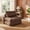 Coffee, variant on Folding Sofa Bed, Convertible Sleeper Chair with Pillow Foldable Mattress with Back Support, Portable Fold Out Chair Bed Comfy Floor Sofa Lounge for Living Room Bedroom, Single