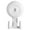 White1, variant on Powerful Suction Cup Shower Hooks for Towel, Loofah, 360° Rotatable Damage-free Hanging Versatile Wall Hooks for Inside Bathroom, Decoration, Removable Suction Holders, 1 Pcs, 4.37x2.67x1.81"