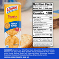 thumbnail image 6 of Lance Toasty Peanut Butter Sandwich Crackers, 40 Individual Snack Packs - Classic On-the-Go Snack for Lunches, Office & Travel, 6 of 6
