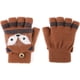 thumbnail image 2 of Manoplas sin dedos para niños, guantes de punto con tapa abatible convertibles de invierno cálidos para niños y niñas, 2 of 5