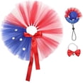 thumbnail image 5 of Bonita diadema de princesa para gatos, falda, accesorios para mascotas, diademas para cachorros y gatitos con lazo, suministros para mascotas del Día Nacional, 5 of 5