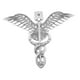 thumbnail image 2 of Broche de cruz de ángel, broche exagerado, broche de traje de moda, insignia de solapa punk, Plata, 2 of 9