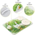 thumbnail image 3 of FREEAMG Rural Green Grass White Ducks Easter Absorbent Dish Drying Mat Microfiber Kitchen Decor Countertop Table Protector Multi-Purpose Counter Rack Sink Drainer Pad 16 x 18 Inches, 3 of 6