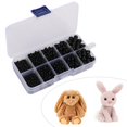 thumbnail image 4 of Ojos de Seguridad de Plástico Negro Hacer Muñecas Artesanales Ojos para Proyectos de Ganchillo Osito de Peluche Títeres Juguetes Manualidades para Hacer Bricolaje ANGGREK  Otros, 4 of 8