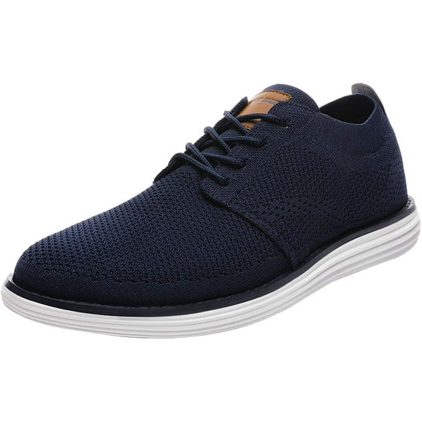 Bruno Marc, zapatillas de deporte con cordones de malla para hombre, Oxfords, ligeros, transpirables, informales, zapatos de trabajo GRAND-01 Bruno Marc GRAND-01