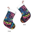 thumbnail image 3 of Honeii Neon Graffiti Urban Art for Christmas Stocking,Large Xmas Stocking,Holiday and Family Stocking for Fireplace Christmas Holiday Party Decoration, 3 of 7