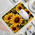 thumbnail image 2 of Sunflower Square Non-Slip Rubber Bottom Printed Desk Mat Mouse Mat Gaming Mousepad Desk Pad - 8.3x9.8 Inch, Suitable for Office and Gaming, 2 of 6