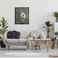thumbnail image 2 of Stupell Industries Detailed Flower Buds Bloom Graphic Art Jet Black Floating Framed Canvas Print Wall Art, Design by Liz Jardine, 2 of 6