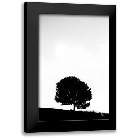 Larson, Nathan 11x14 Black Modern Framed Museum Art Print Titled - Lone Tree Hill