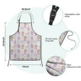thumbnail image 3 of Princess Rainbow Castle Pattern Kids Aprons for Girls and Boys,Adjustable Neck Strap Toddler Aprons for Kids Cooking Baking, 3 of 6